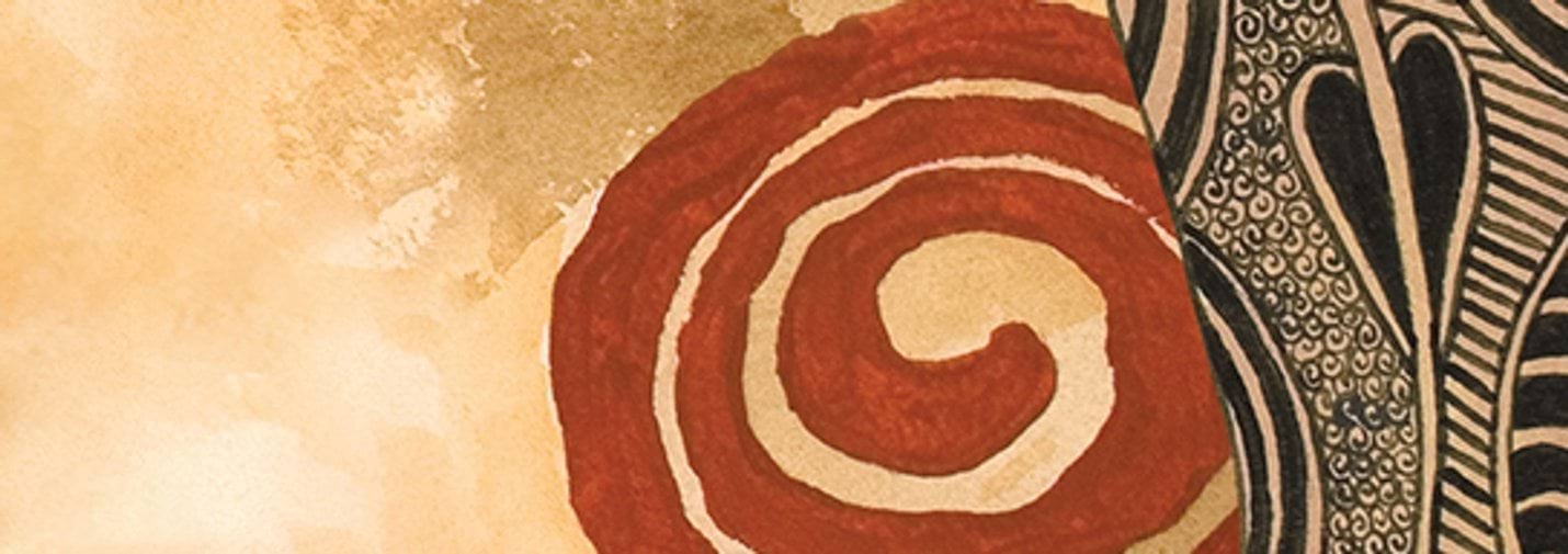 NAIDOC week promotional banner using a sample from the Victorian Aboriginal heritage commemorative birth certificate